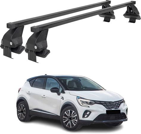 2Pièces Barres Transversales De Toit En Aluminium Pour Renault Captur