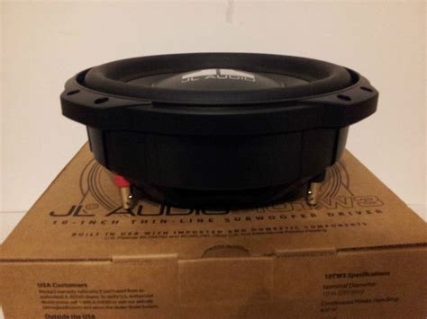 New Jl Audio Tw D Shallow Mount Subwoofer