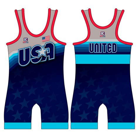 Shop For Sublimated Blue Chip Wrestling Singlets Youth And Adult