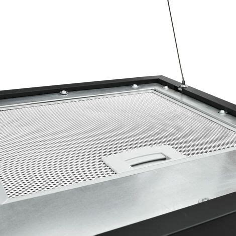 Hotte Suspendue Lcd Tactile Cm Acier Enduit De Poudre Vidaxl