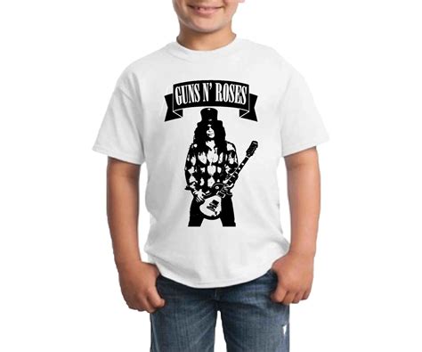 Camiseta Infantil Guns N Roses Rock Elo Produtos Especiais