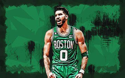 Herunterladen K Jayson Tatum Grenn Grunge Hintergrund Boston