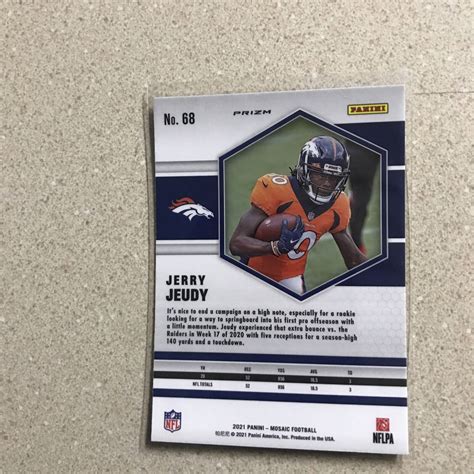 Panini Mosaic Mosaic Camo Pink Prizm Jerry Jeudy For Sale