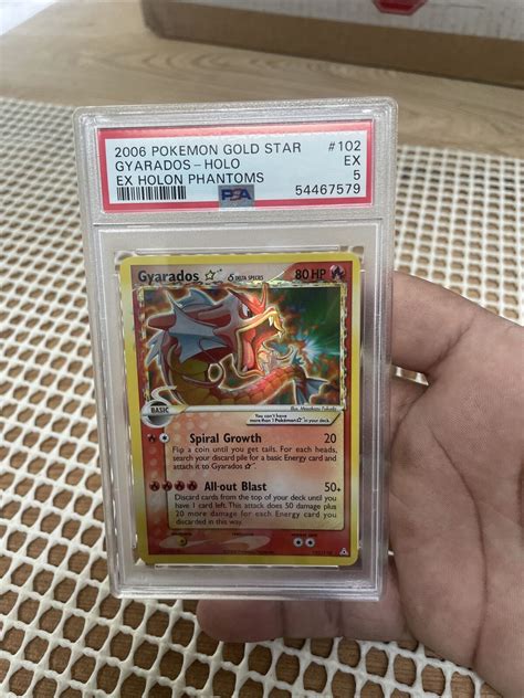 Gold Star Gyarados Psa Ex Holo Phantoms Values Mavin