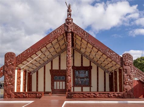 Maori Wharenui Ohinemutu Rotorua Editorial Image Image Of Ohinemutu