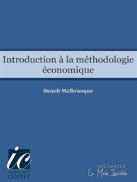 PDF Benoit Malbranque Introduction à La Méthodologie Économique 2