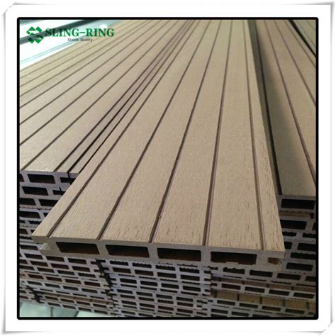 Wpc Capped Co Extrusion Wood Plastic Composite Decking With High