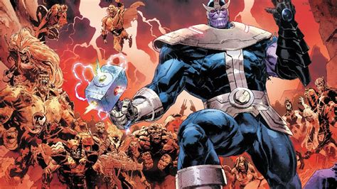 Marvel Thanos Se Prepara Para Dominar El Universo Combinando El