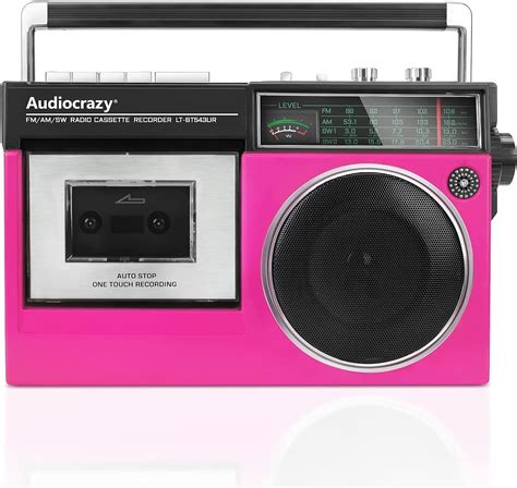 GPO Brooklyn 80er Jahre Style Tragbare Boombox Mit Kabelloser Bluetooth