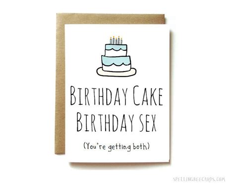 Birthday Sex Card Funny Sexy Birthday Card For Boyfriend Etsy