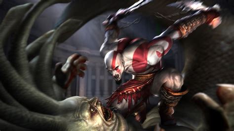 Papel De Parede Hd Para Desktop God Of War Videogame Kratos Deus Da