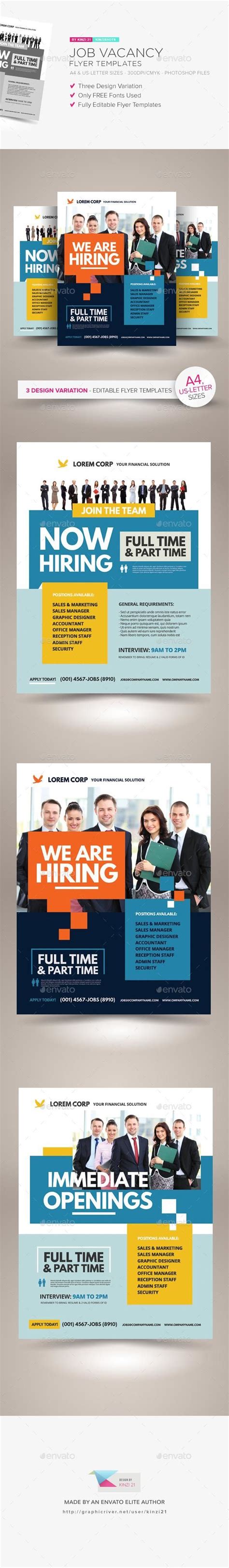 Job Vacancy Flyer Templates | Flyer template, Corporate flyer, Flyer