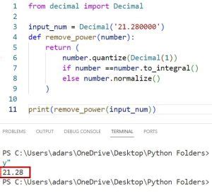 How To Remove The Trailing Zeros From A Decimal In Python 4 Methods