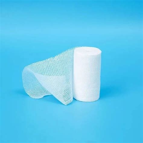 White Short Stretch Compression Cotton Roller Bandage For Surgical