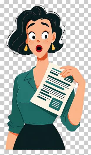 woman surprised holding document png images woman surprised holding