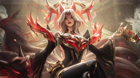 Ahri Immortalized Legend LoL 4K 5450j Wallpaper IPhone Phone