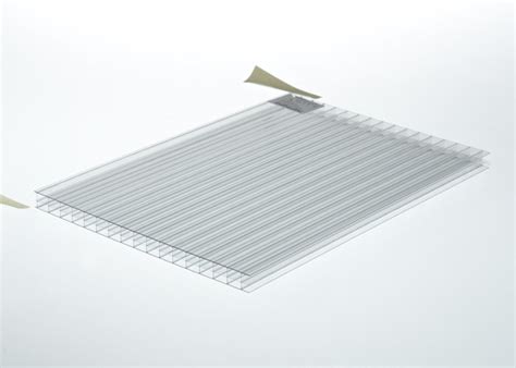 Clear Polycarbonate Patio Roof Panels / Corrugated Plastic Roofing Sheets