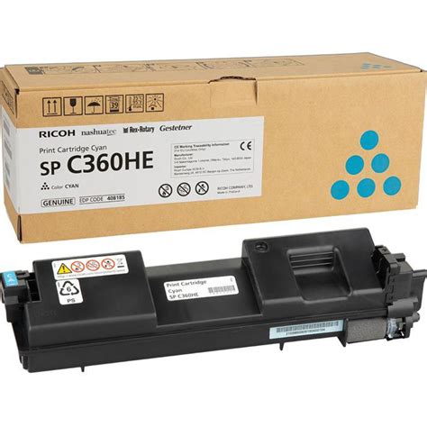 Ricoh Toner Type Spc He Cyan Seiten B Ttcher Ag