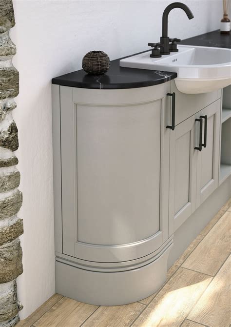 ROSEBERRY CURVED VANITY UNIT Bathroom Showroom Project