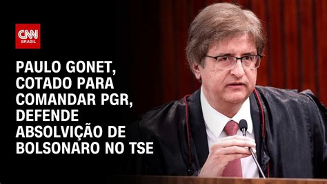 Paulo Gonet cotado para comandar PGR defende absolvição de Bolsonaro