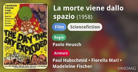 La Morte Viene Dallo Spazio Film Filmvandaag Nl