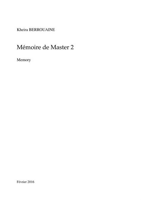 PDF Memoire De Master 2 Univ Tlemcen Dz DOKUMEN TIPS