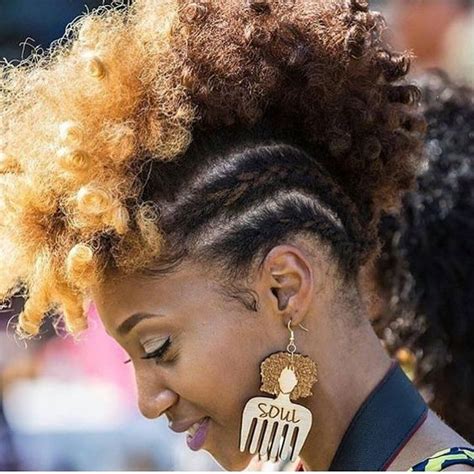 35 Frohawk Styles And How To For Natural Hair Women