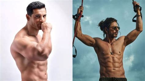 John Abraham Shah Rukh Khans Shirtless Face Off In Pathaan Iwmbuzz