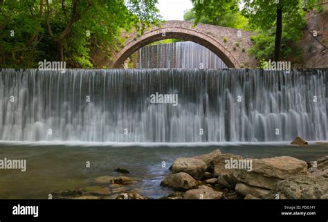 River Waterfalls at Trikala, Greece Stock Photo - Alamy