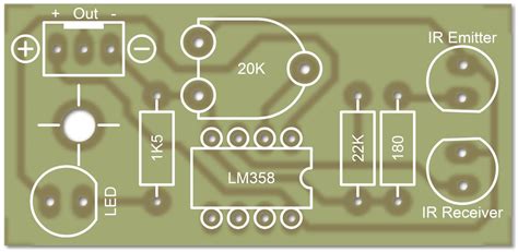 Ir Sensor Module Using Lm358