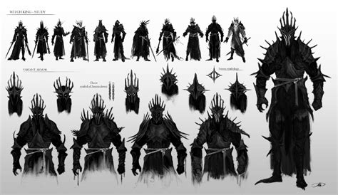 Artstation Witch King Of Angmar Character Design Marco Dotti