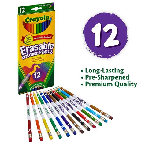 Crayola Erasable Colored Pencils Ubicaciondepersonas Cdmx Gob Mx