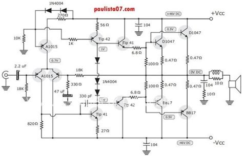 Amplificador De Watt Sim Trico Audio Amplifier Stereo