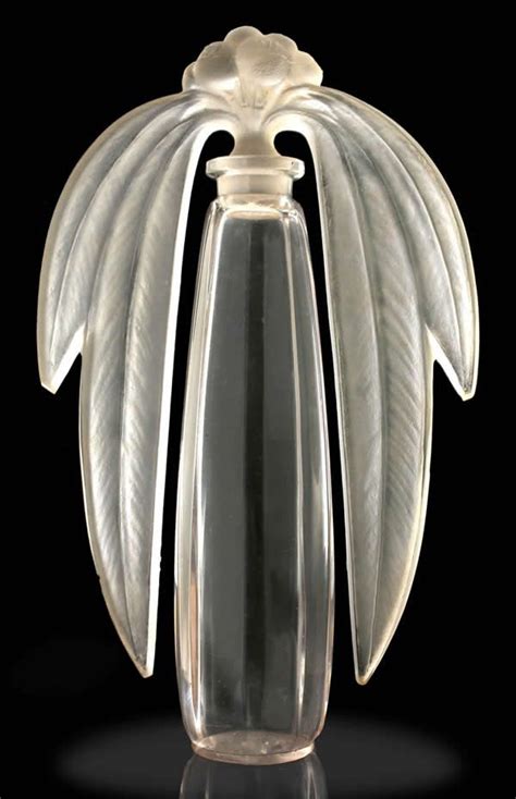 R Lalique Eucalyptus Perfume Bottle Lalique Perfume Bottle Antique