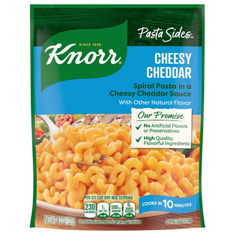 Save On Knorr Pasta Sides Cheesy Cheddar Order Online Delivery Stop And Shop