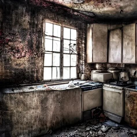 An Abandoned Kitchen This Place Is Really Scary 8k Stable Diffusion