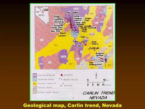 Ppt Geologic Overview Of The Carlin Trend Gold Deposits Powerpoint