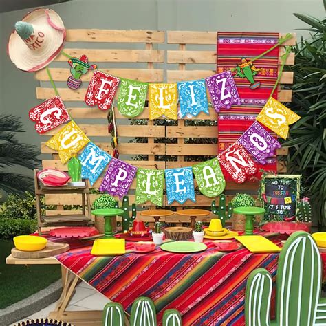 Cinco De Mayo Fiesta Paper Banner Mexican Fiesta Party