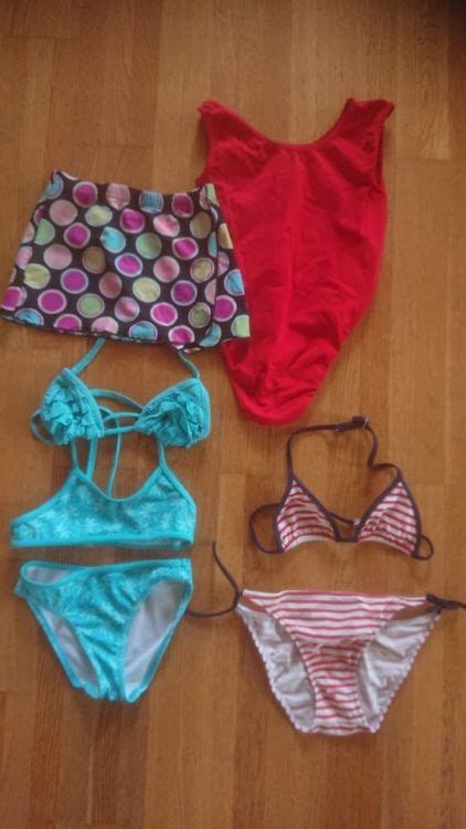 2 x Bikini Badeanzug Baderock 122 128 Gebraucht in Rheinau für CHF 4 2 mit Lieferung auf