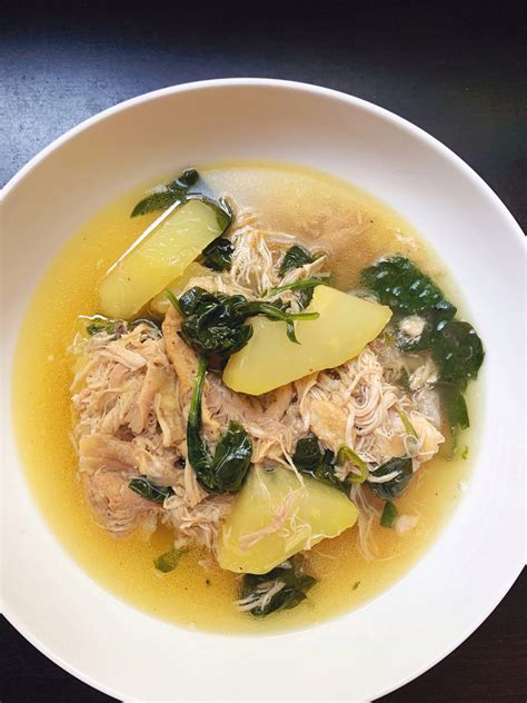 Tinolang Manok Filipino Chicken Tinola Instant Pot Recipe