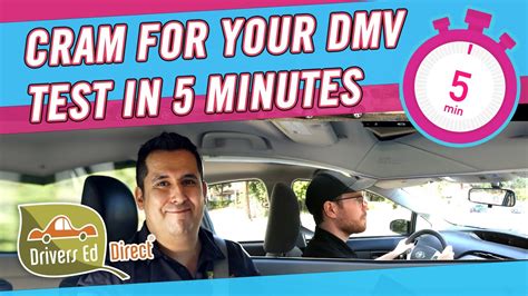 Drivers License Test • Dmv Test In 5 Minutes Fastest Free Guide For Passing The Ca Dmv Drive