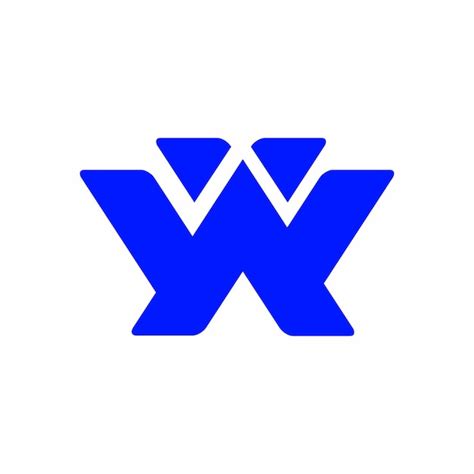 Premium Vector Design Logo Letter W And Human Simple