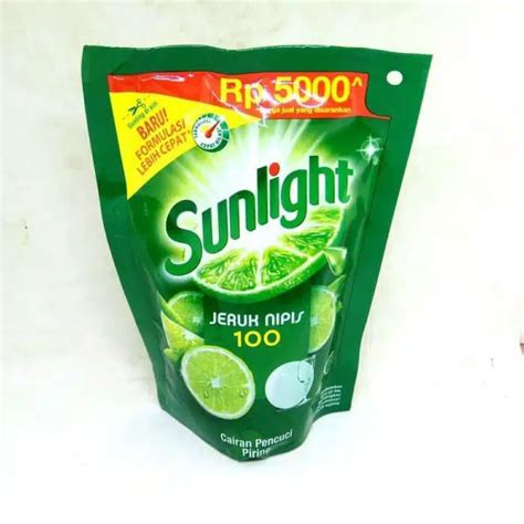 Jual Sunlight Sabun Cuci Pencuci Piring Cair Jeruk Nipis Lime Ml