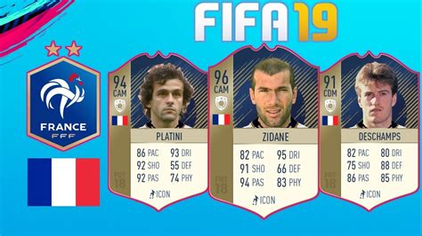 Fifa France New Icons Wishlist W Zidane Platini Thuram Youtube