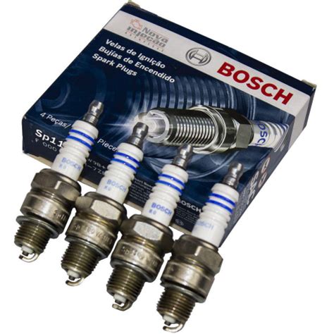 Kit Jogo Vela SP11 F000KE0P11 Bosch Fusca Brasilia Kombi Gol Saveiro