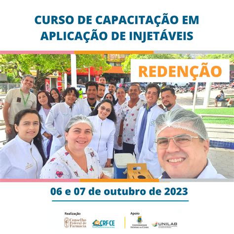 CRF CE e CFF promoveram o Curso de Capacitação em aplicação de