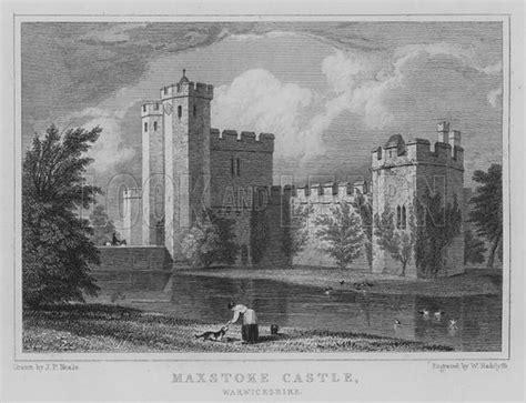 Maxstoke Castle, Warwickshire stock image | Look and Learn