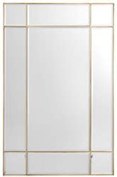 Casa Padrino Luxury Mirror Wall Mirror Vintage Brass 90 X 3 X H 140