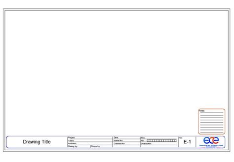 Autocad Title Block Template