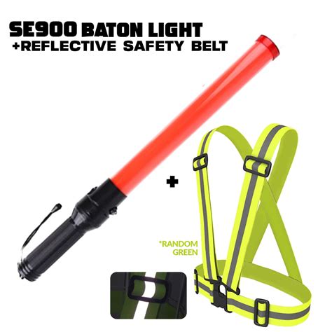 54cm Baton Light Traffic Baton Light Rechargeable Security Baton Led